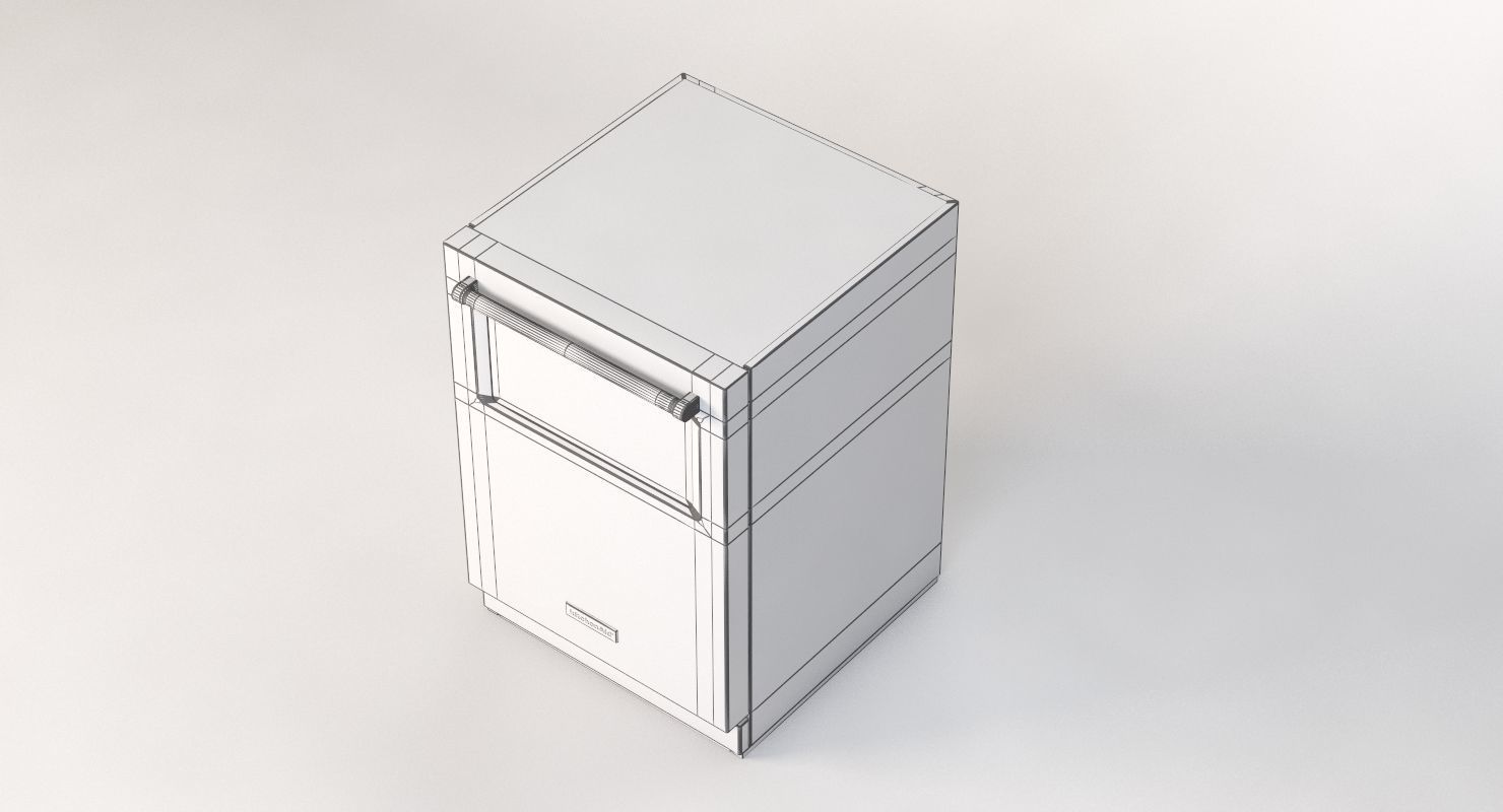 Kitchenaid Built In Dishwasher With Window Kdtm384ess 3D model_11