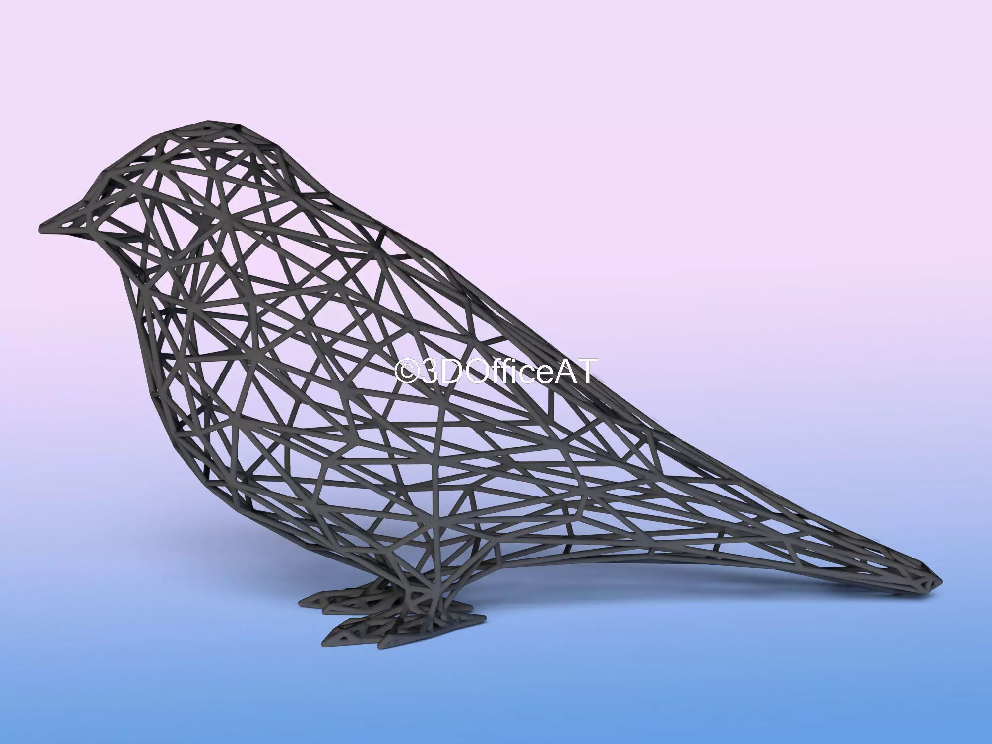 LITTLE BIRD SITTING - RESIN PRINTER 3D print model
