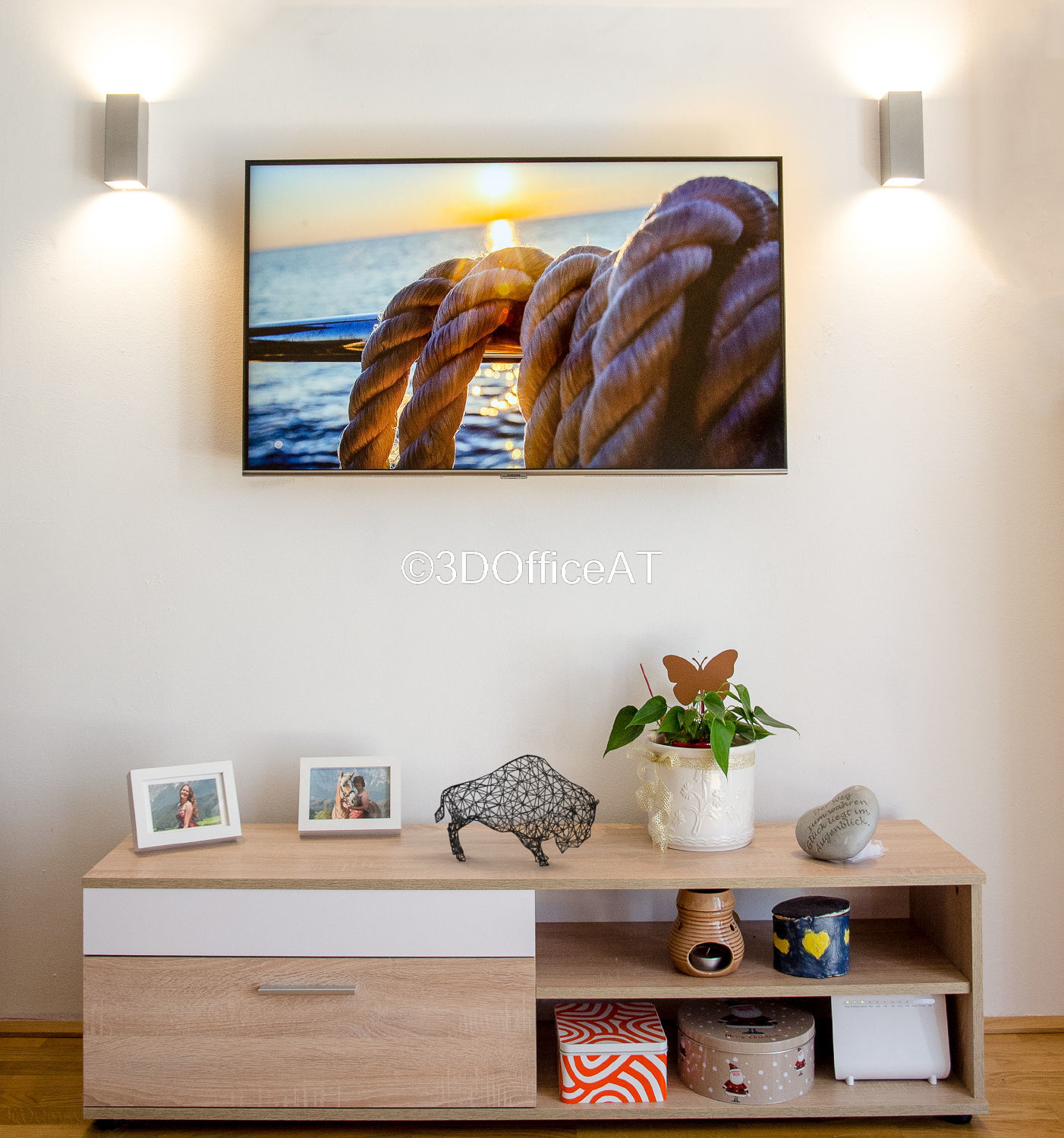 BUFFALO - WIRE ART 3D print model_1