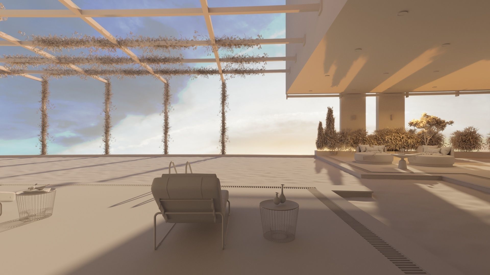 swimming pool and spa  3D model_5