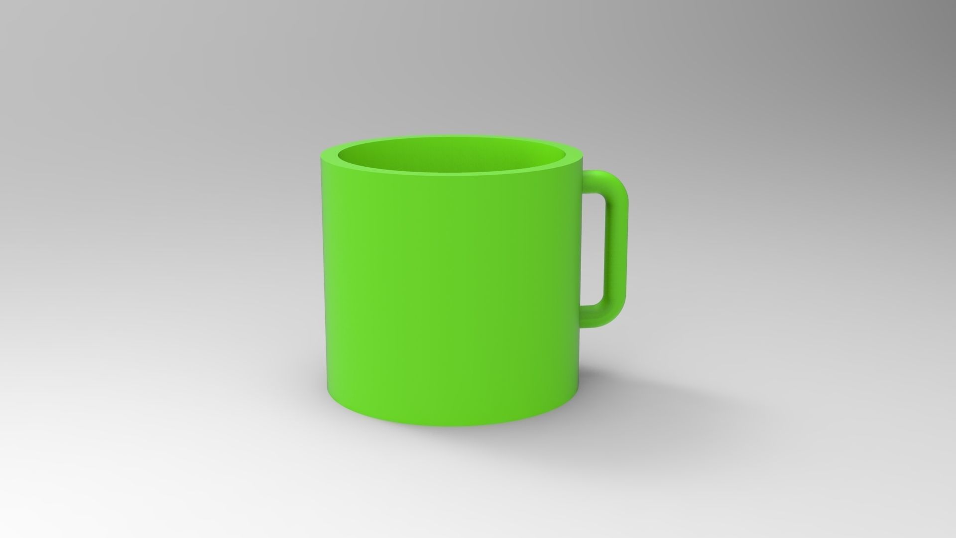 simple cup 3D model_3