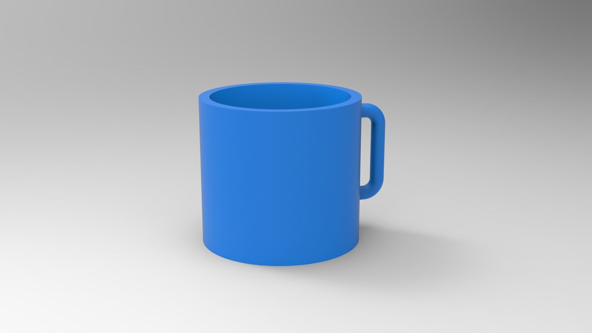 simple cup 3D model_2