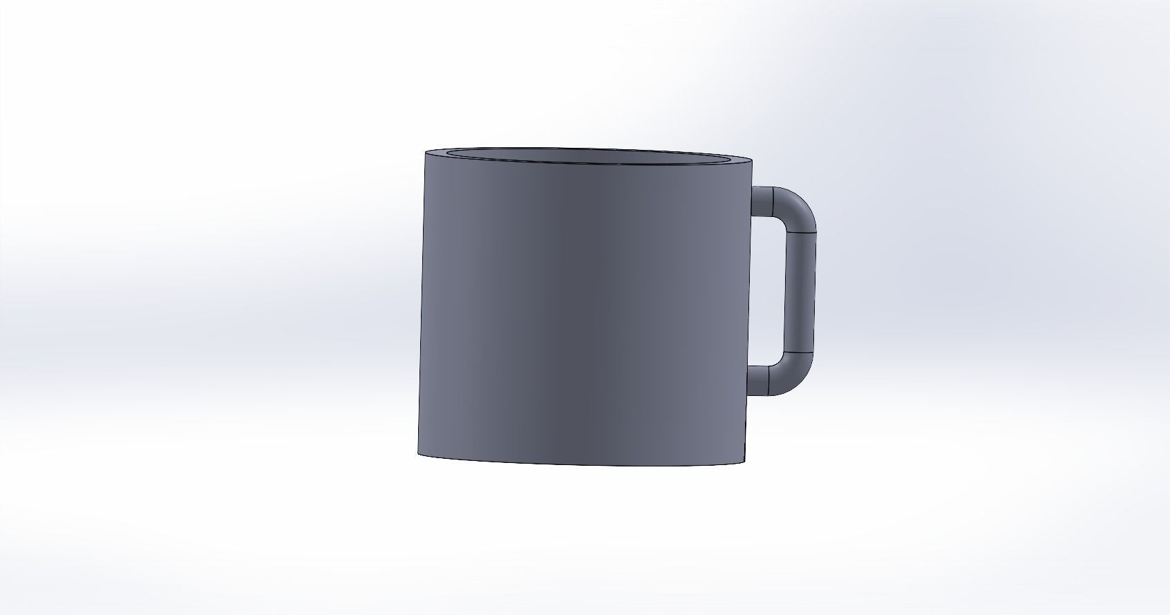 simple cup 3D model_1