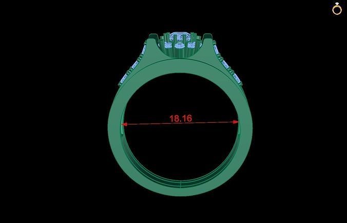 Rings 39 3D print model