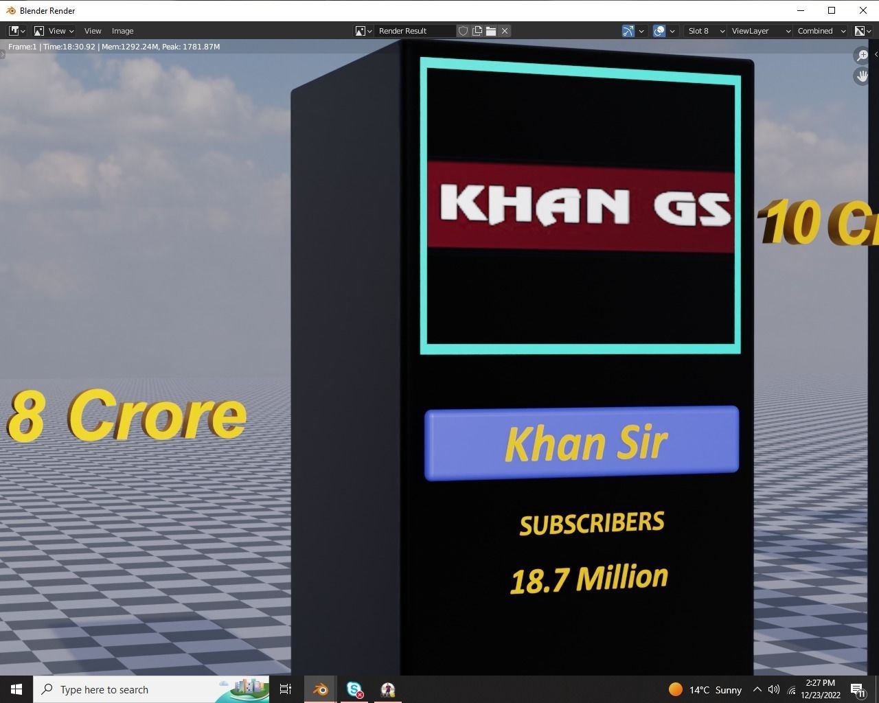 3d Comparison Video Template Animated 2023 Low-poly 3D model_8