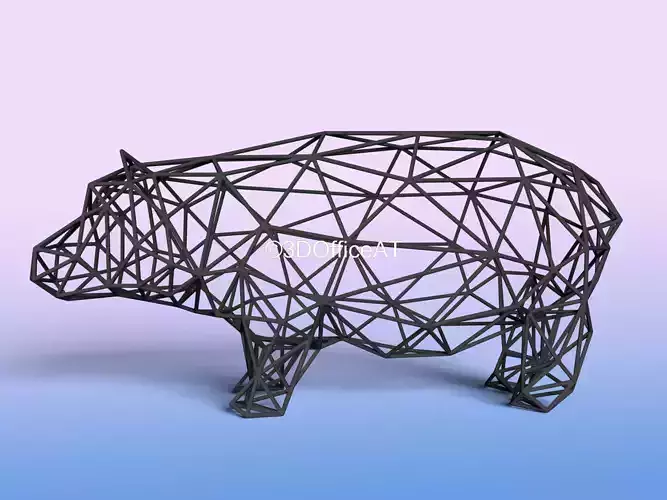 HIPPO - WIRE ART