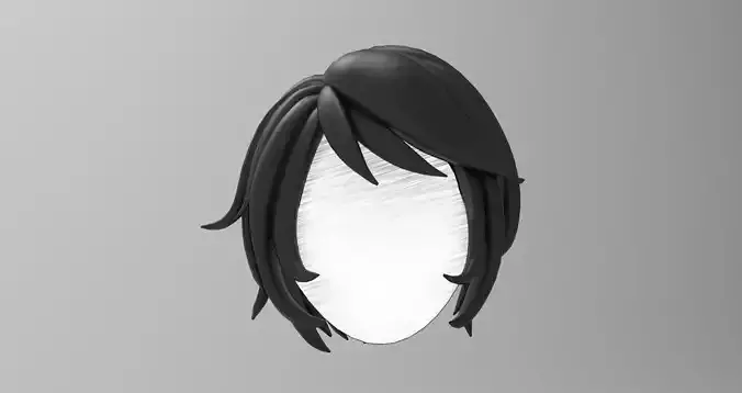 Hairstyle2 head with long hair