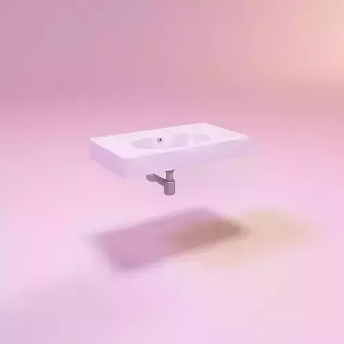 Miniature dollhouse furniture sink washbasin