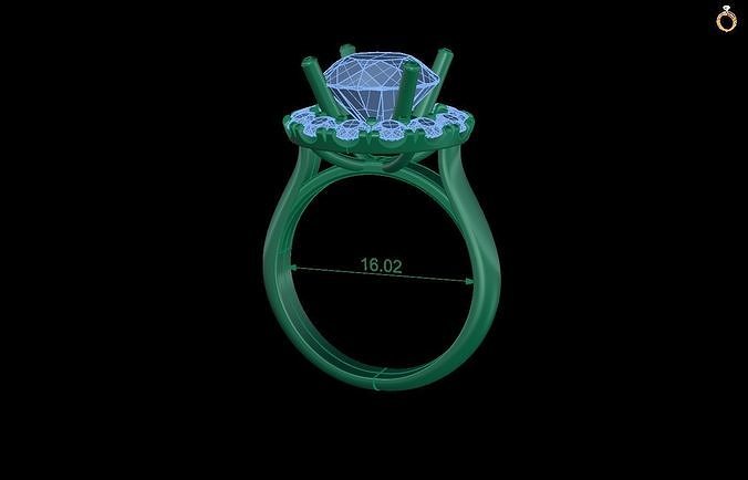 Rings 43 3D print model