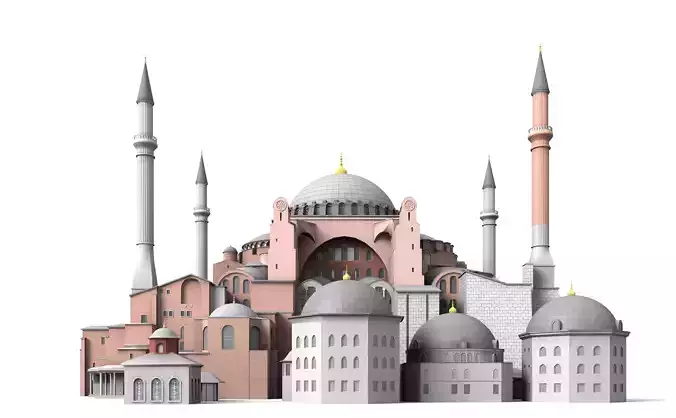 Hagia Sophia 3D model