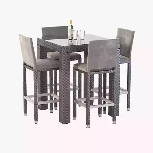 Ibiza Outdoor Garden Bistro Set