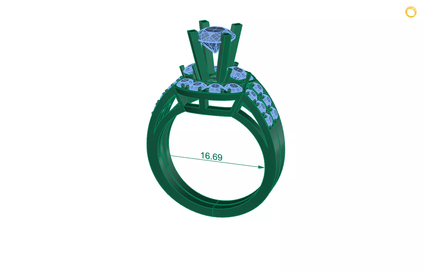 Rings 46 3D print model_0
