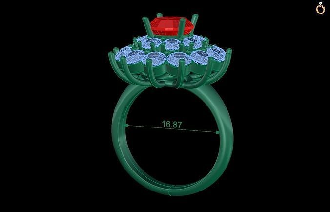 Rings 47 3D print model