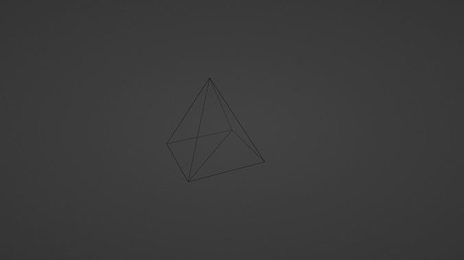 Pyramid triangle 3D model | CGTrader