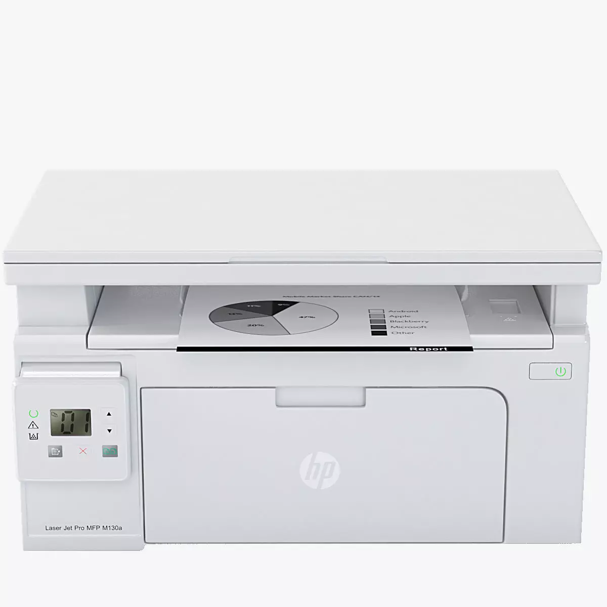 Hp Laserjet Pro M130nw Laser Printer 3D model_0
