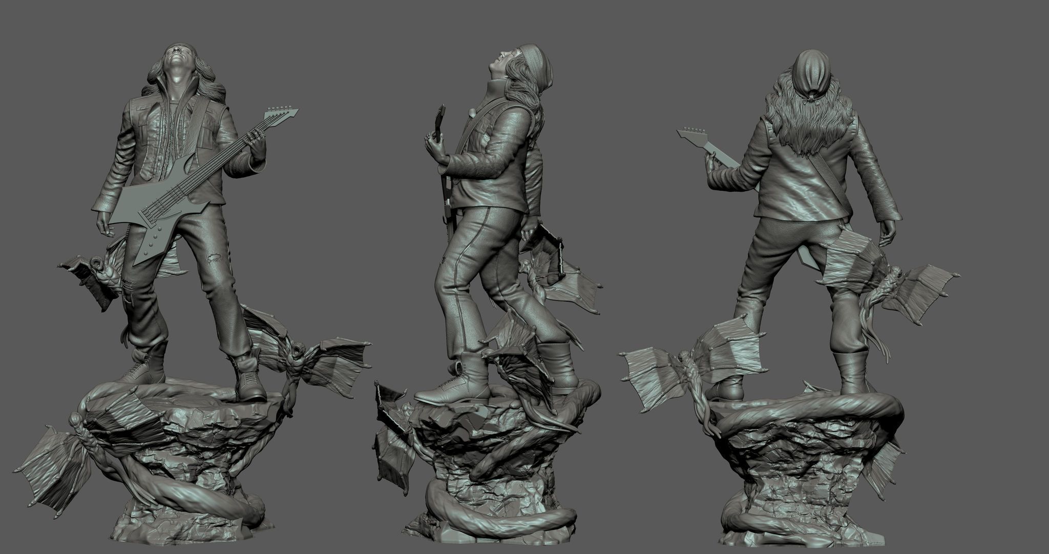 Eddie Munson Stranger Things 3D print model_2