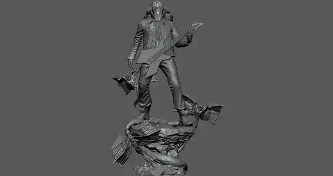Eddie Munson Stranger Things 3D print model