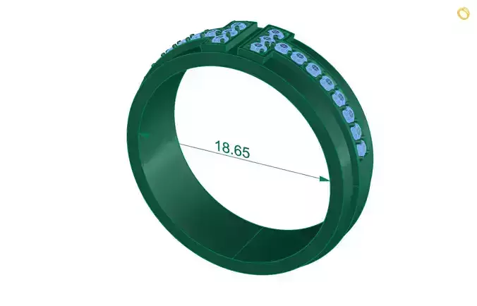 Rings 50 3D print model