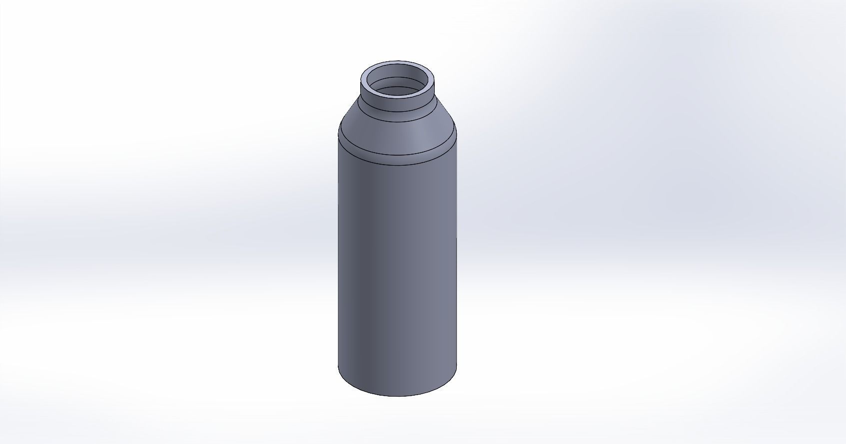Water bottle 3D model_1