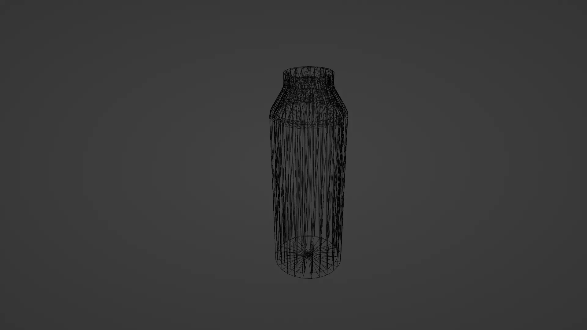 Water bottle 3D model_0