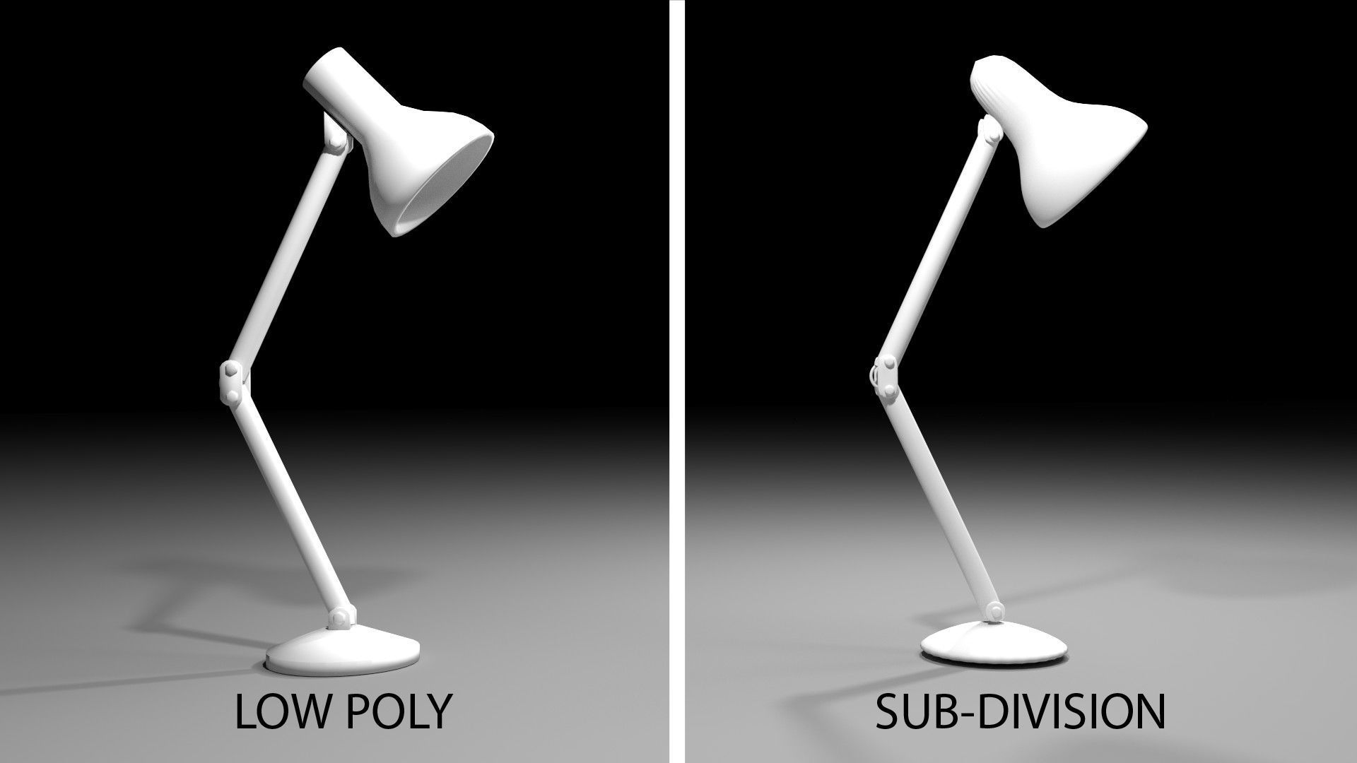 Balanced-arm Lamp 1 3D model_4