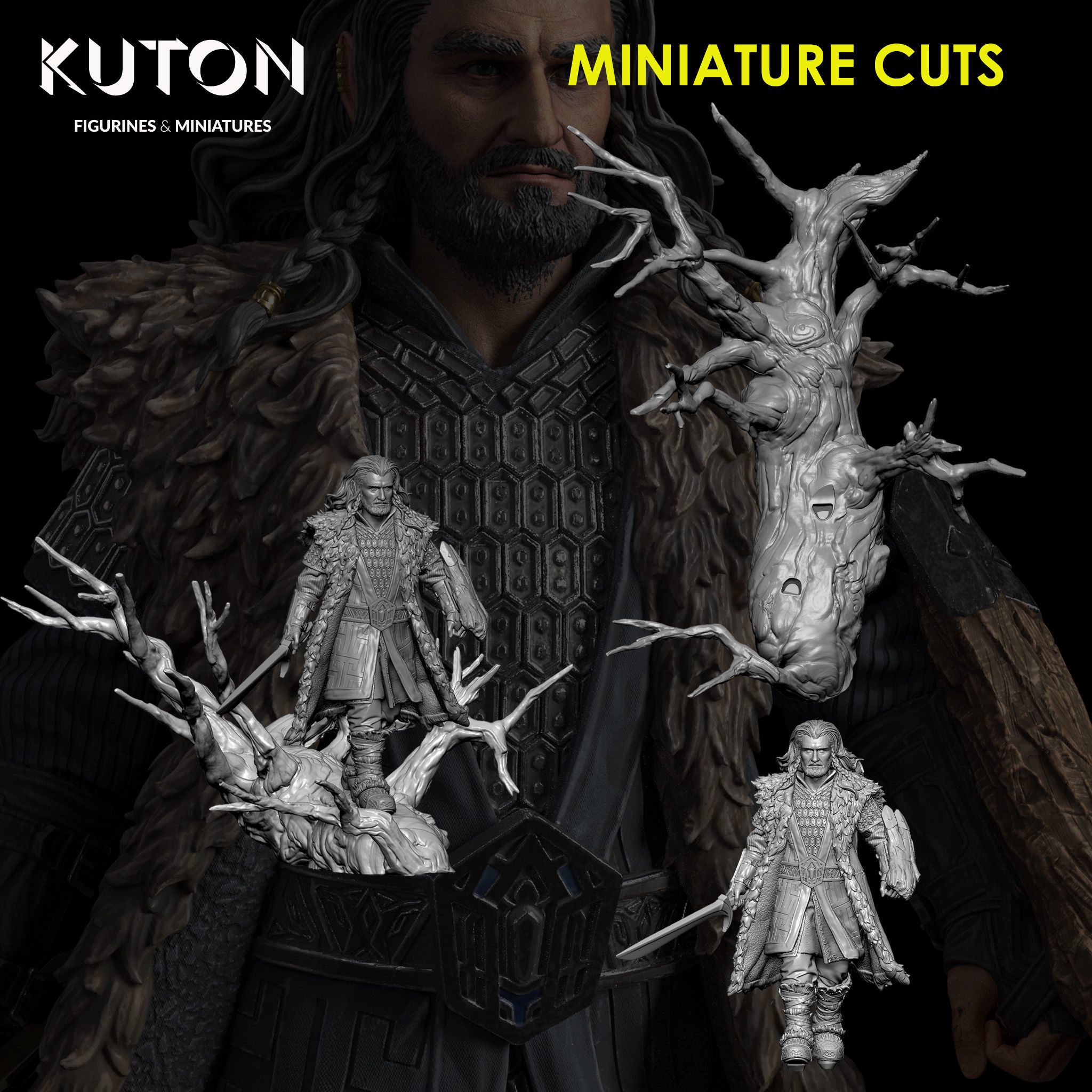 Thorin Oakenshield 3D print model_7