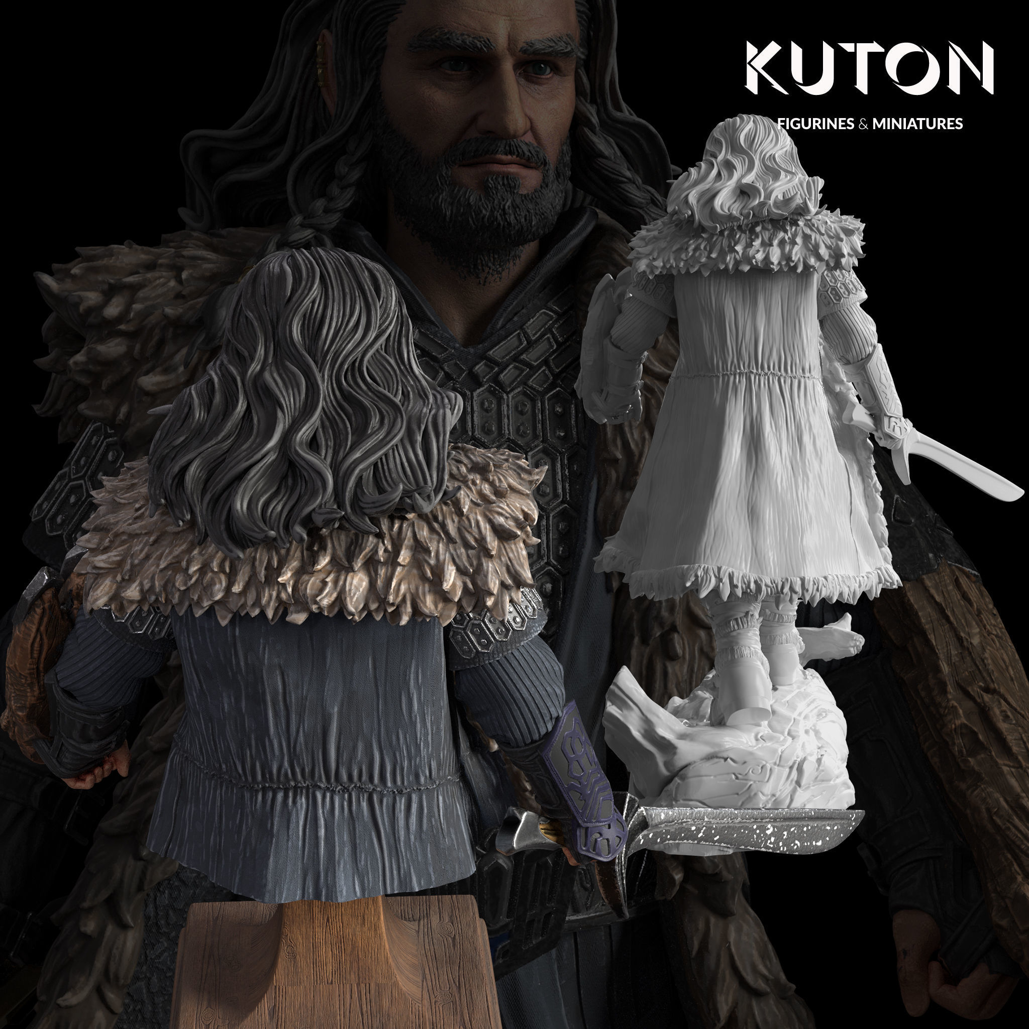 Thorin Oakenshield 3D print model_5