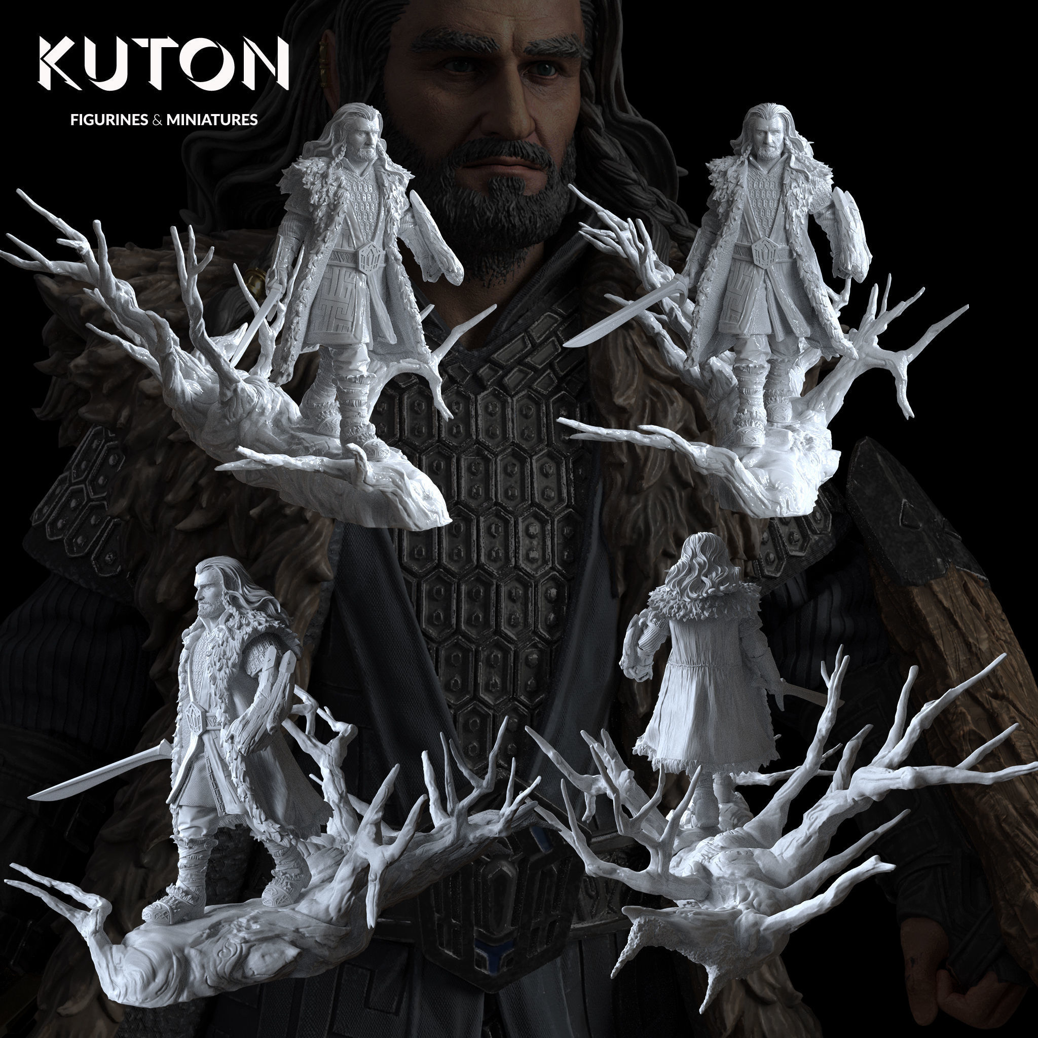 Thorin Oakenshield 3D print model_2