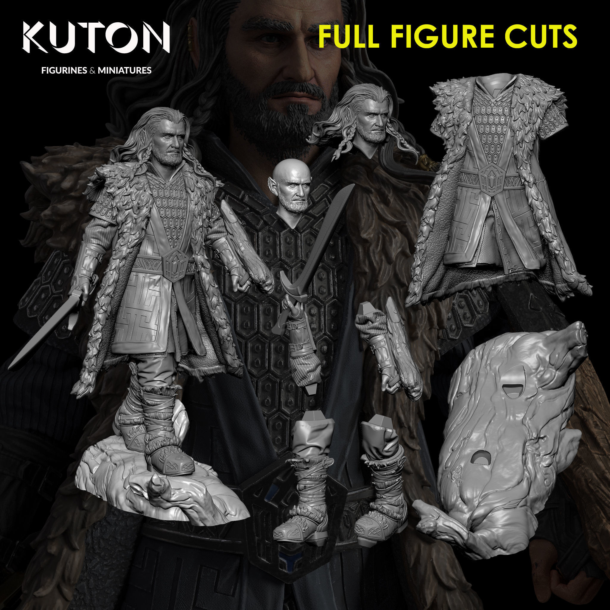Thorin Oakenshield 3D print model_6