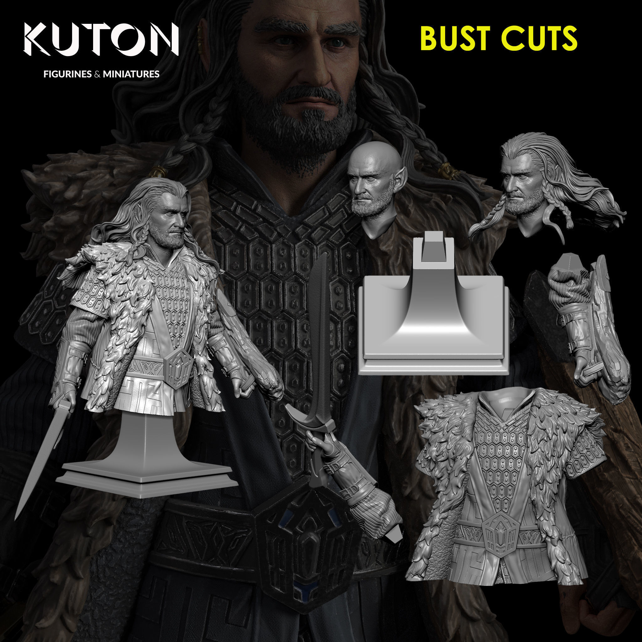 Thorin Oakenshield 3D print model_8