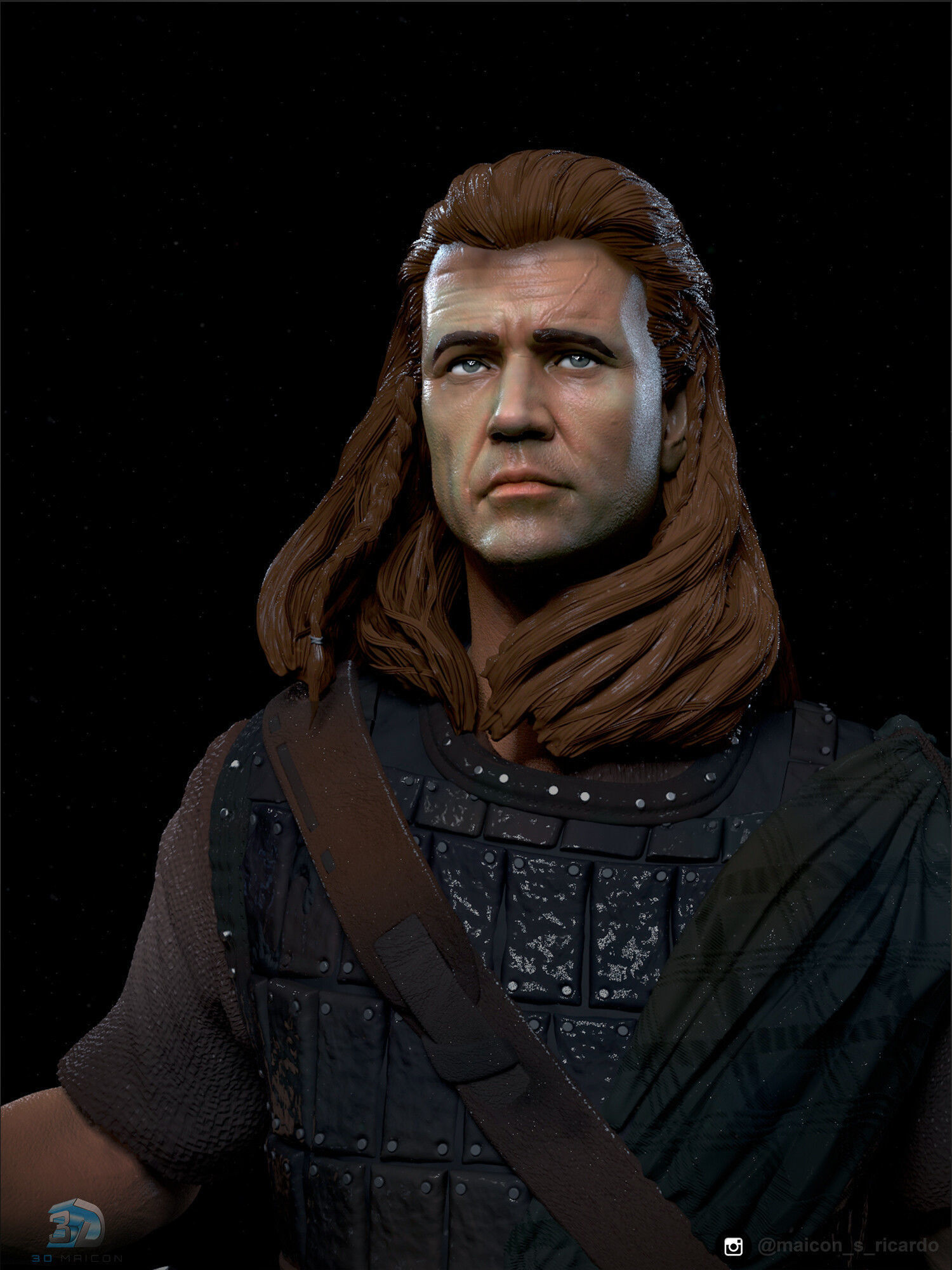 William Wallace Braveheart 3D print model_9