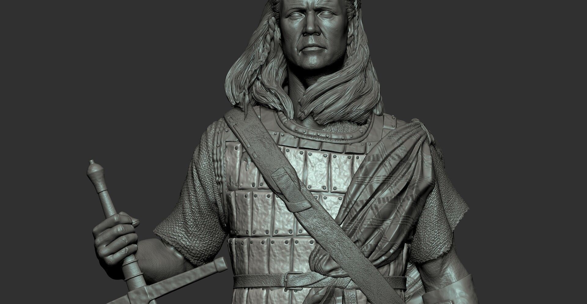 William Wallace Braveheart 3D print model_8