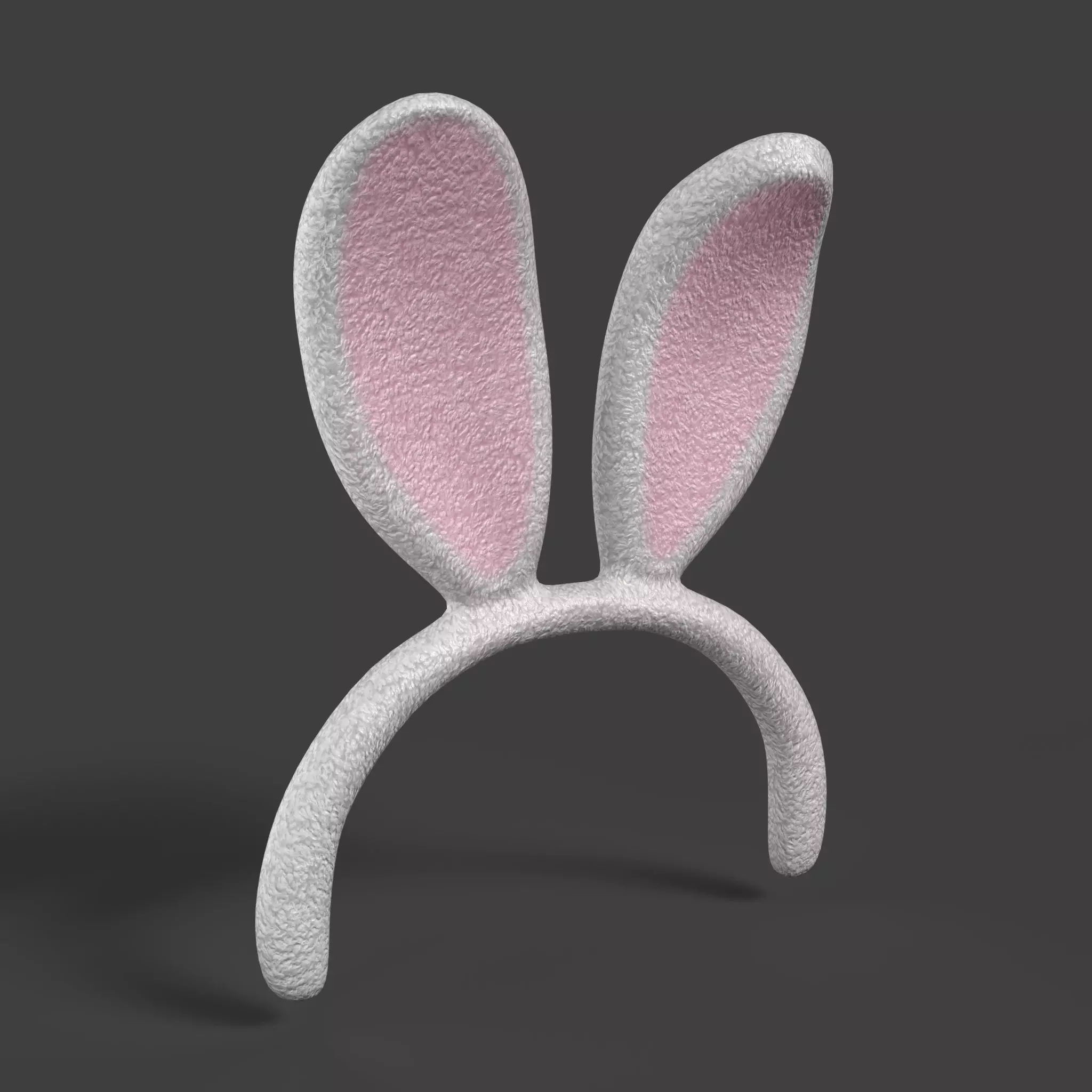 Bunny Headband 3D model_0