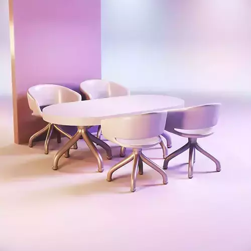  Table and chairs