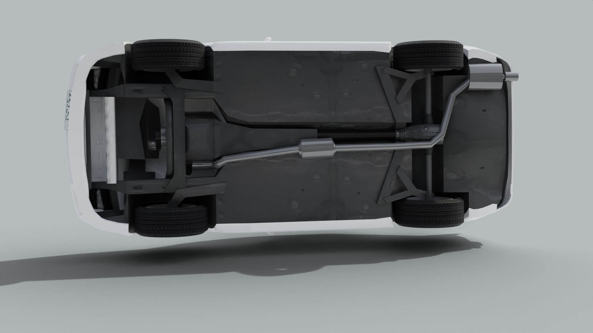 Mazda RX7 FC Ryosuke Style Low-poly 3D model_12