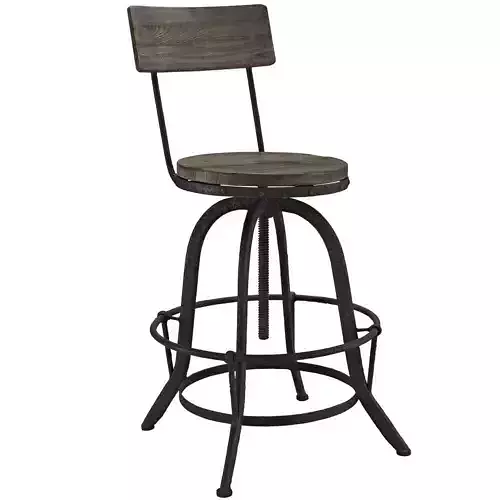 Gray Barn Horseshoe Richard Aqua Barstool PBR