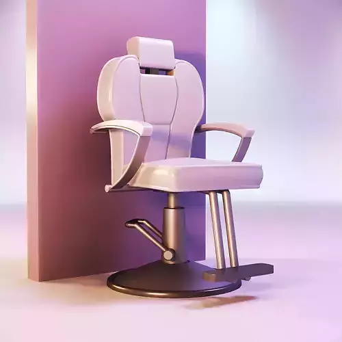 Miniature dollhouse furniture salon chair 