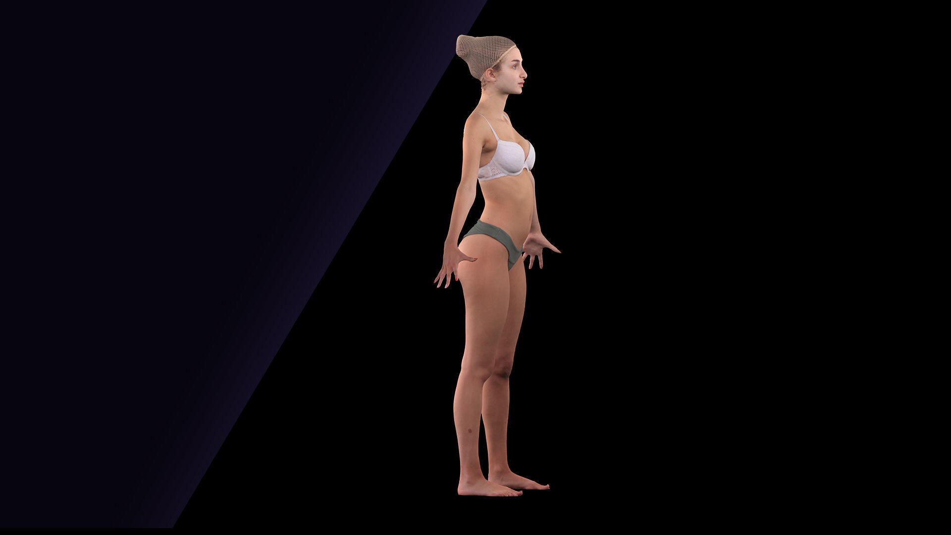 Raw A Pose Scan Monika Sunshine 3D model_3