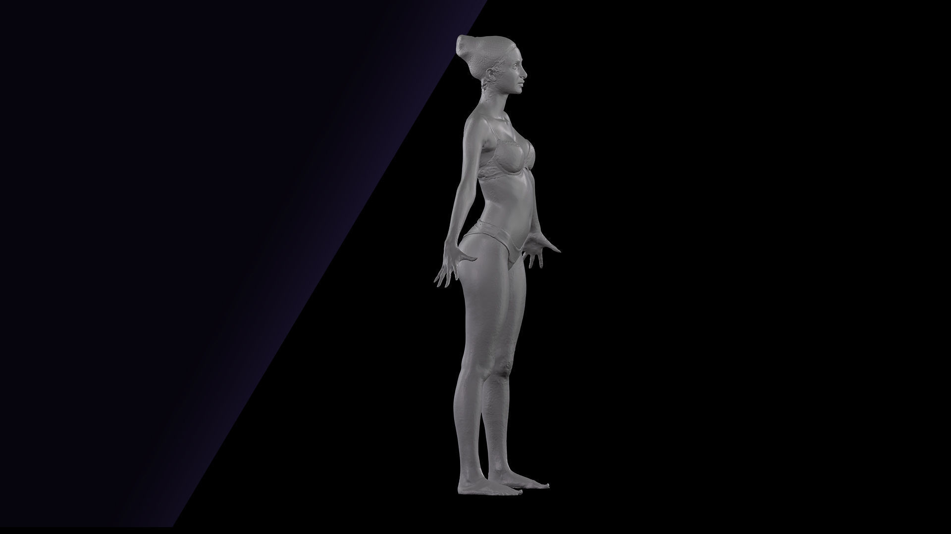 Raw A Pose Scan Monika Sunshine 3D model_8