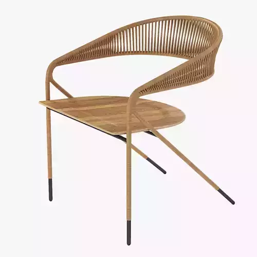 George Living Divani Wicker Small Armchair