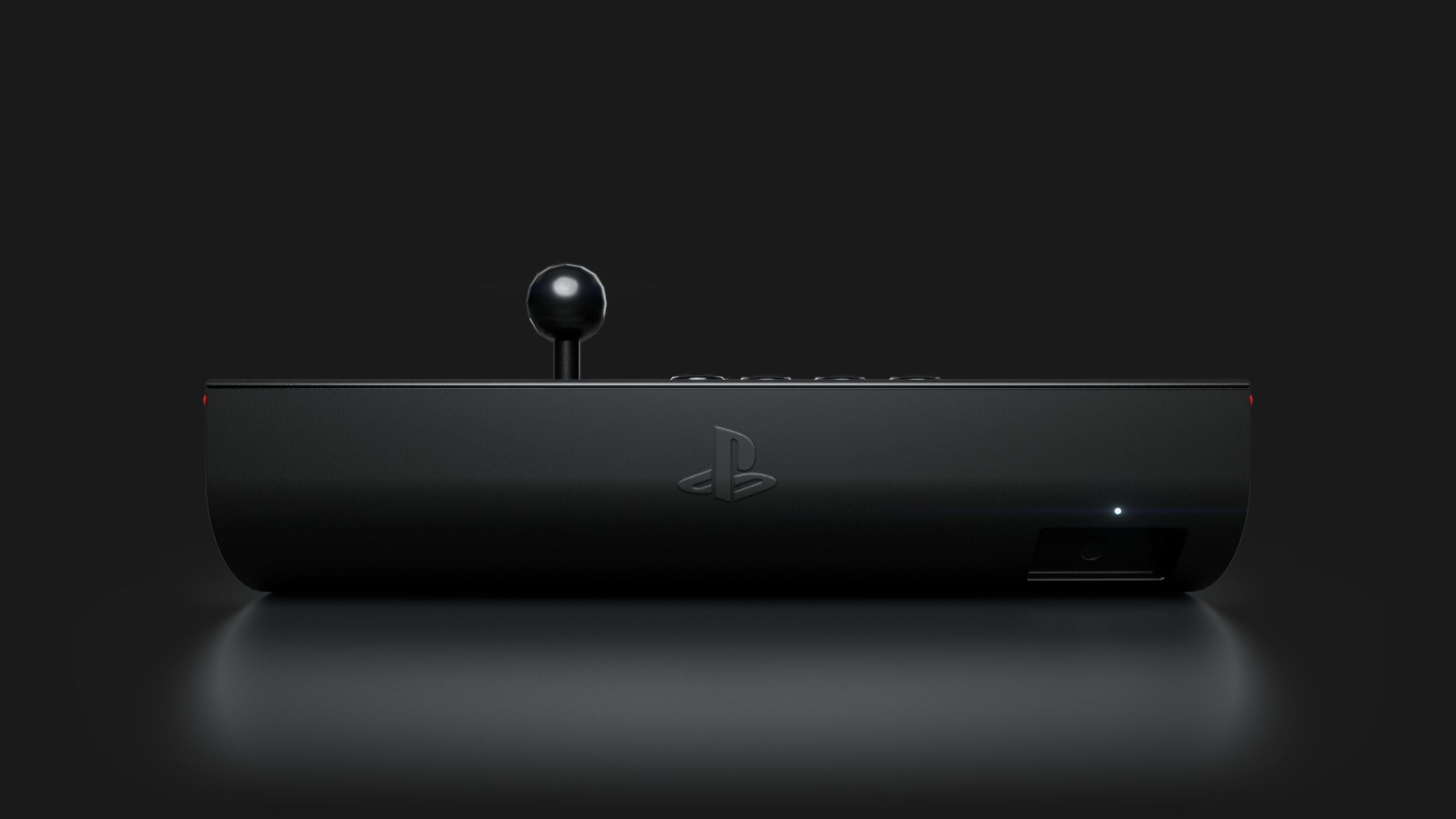 ArcadeFight Stick Nacon Daija Low-poly 3D model_7