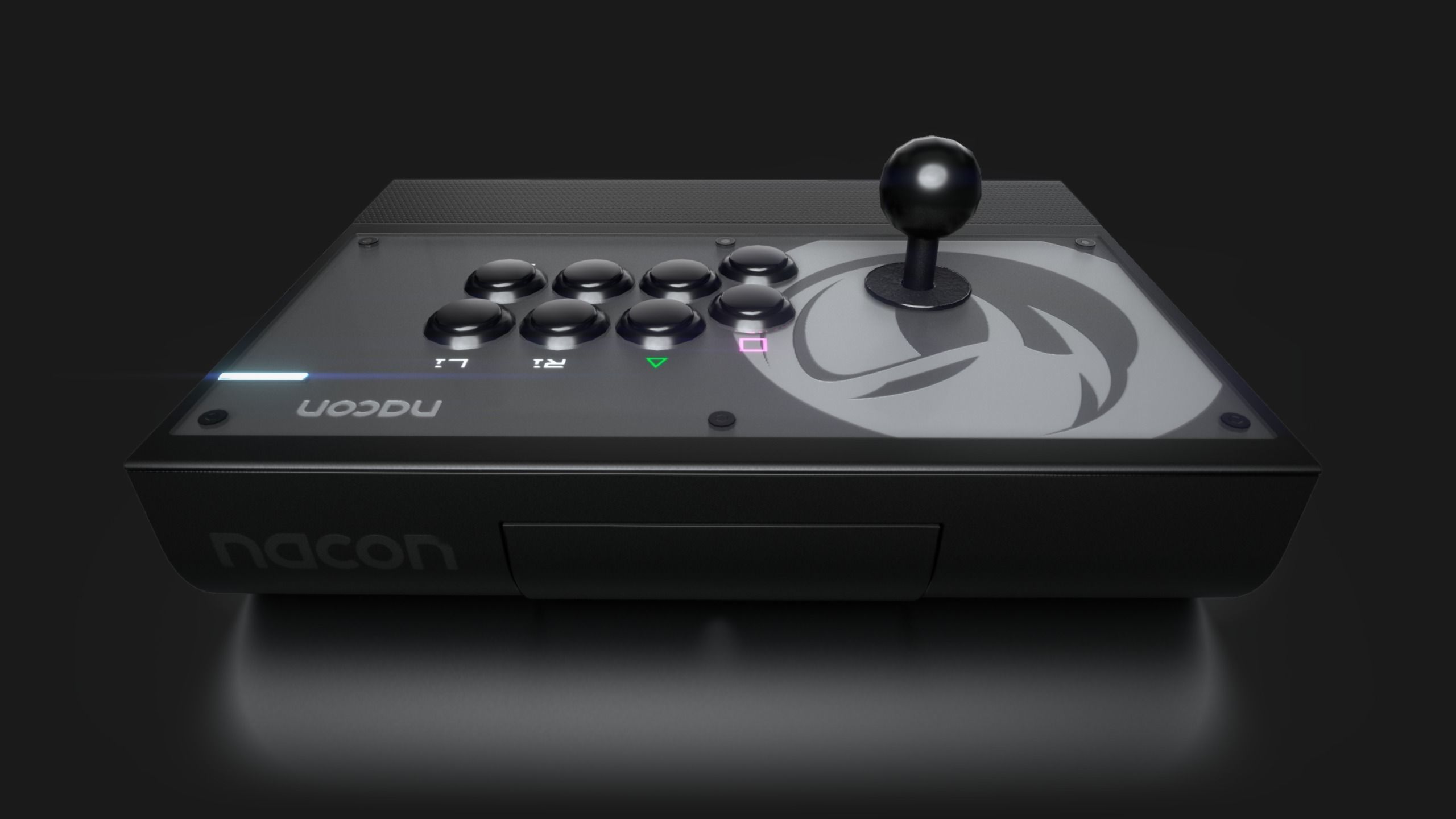 ArcadeFight Stick Nacon Daija Low-poly 3D model_2