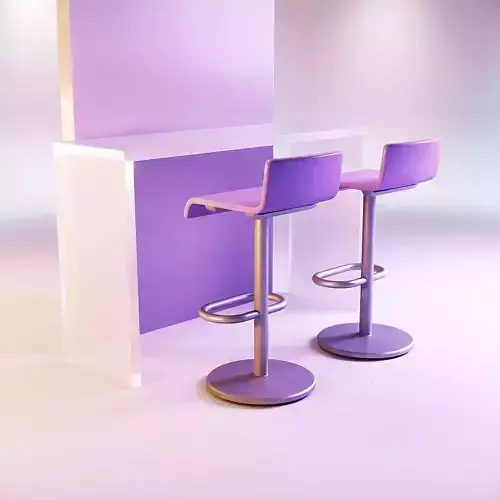 Bar chair and bar counter