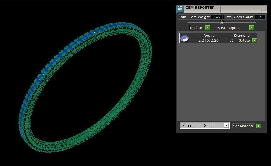 Bracelet 3D print model_4