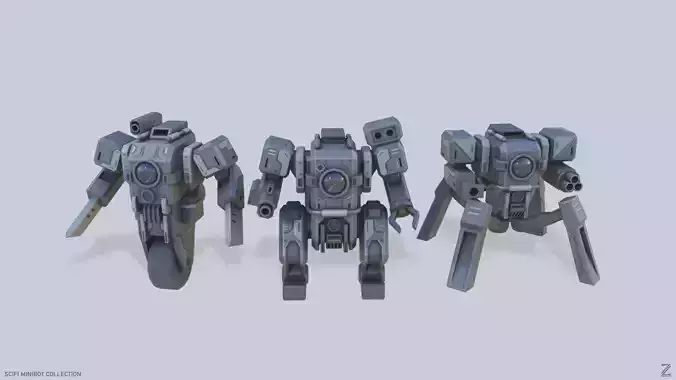 Scifi Mini bot collection