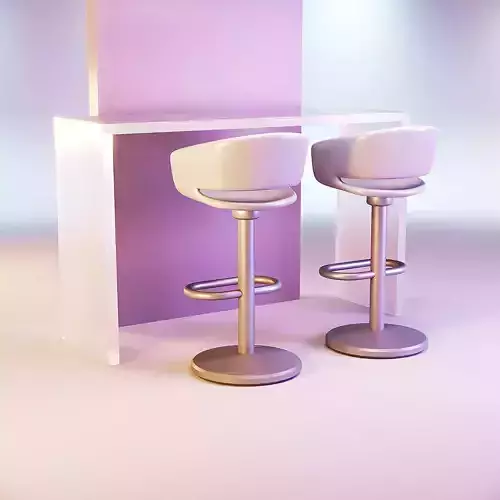 Bar chair and bar counter