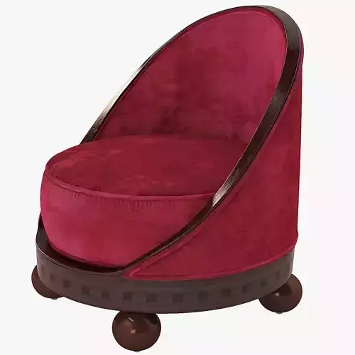 French Art Deco Boudoir Lounge Chair
