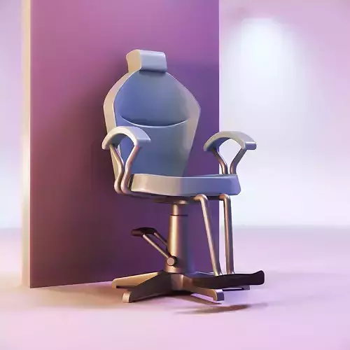 Miniature dollhouse furniture salon chair 3D print model