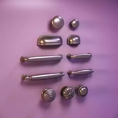 Miniature dollhouse furniture handle vintage