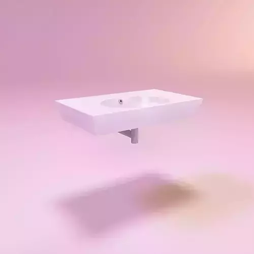 Miniature dollhouse furniture sink washbasin